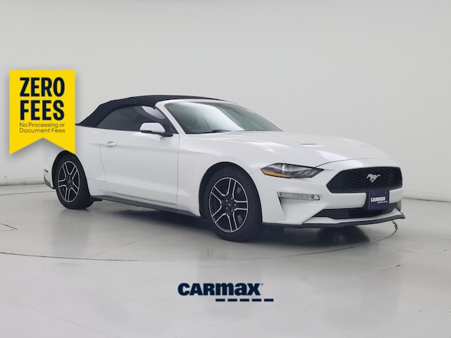 White 2020 Ford Mustang Convertible Rear-Wheel Drive Automatic