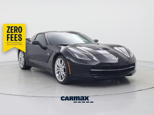 Black 2019 Chevrolet Corvette Coupe Rear-Wheel Drive Automatic