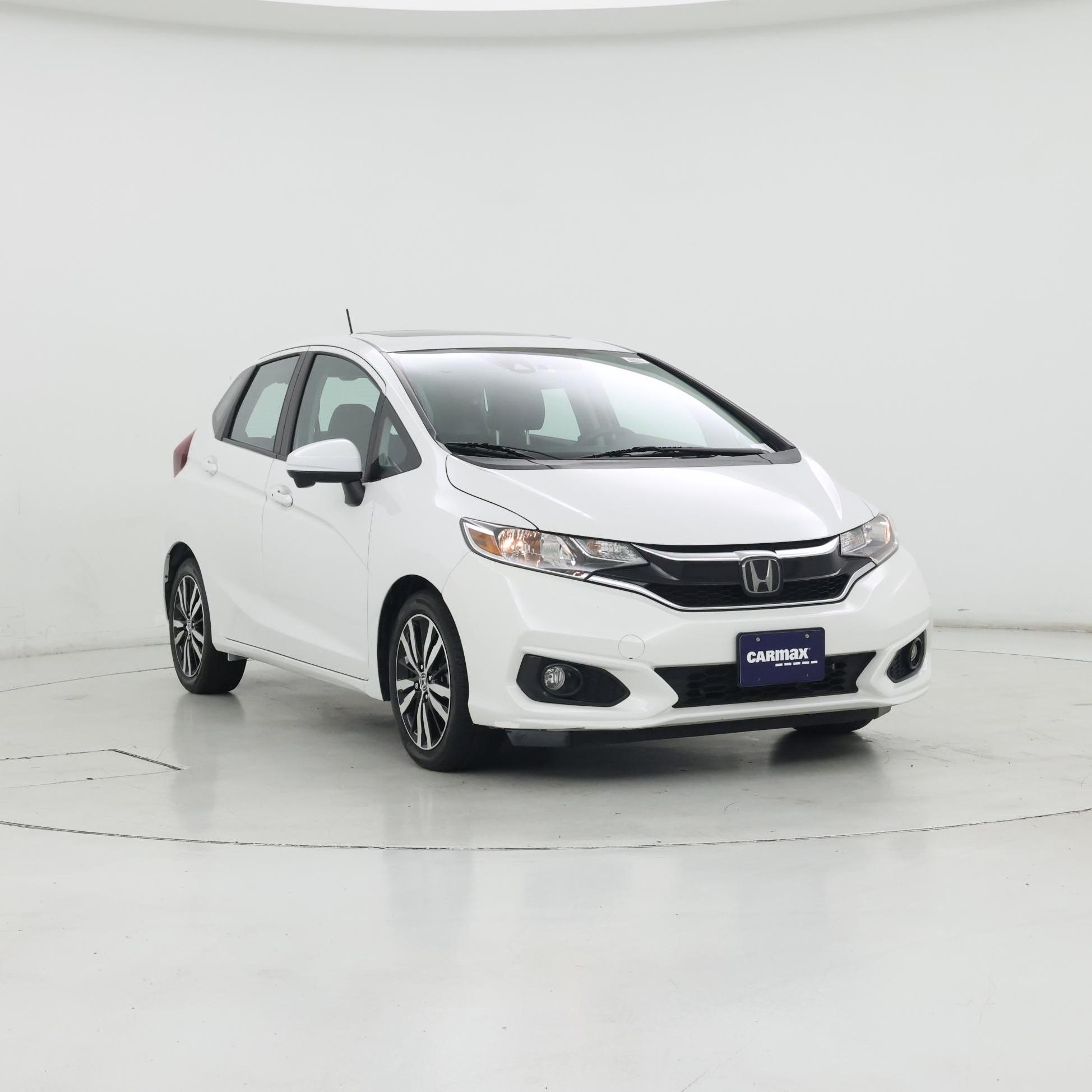 White 2019 Honda Fit Hatchback Front-Wheel Drive Automatic