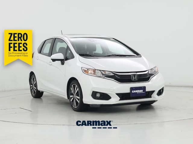 White 2019 Honda Fit Hatchback Front-Wheel Drive Automatic
