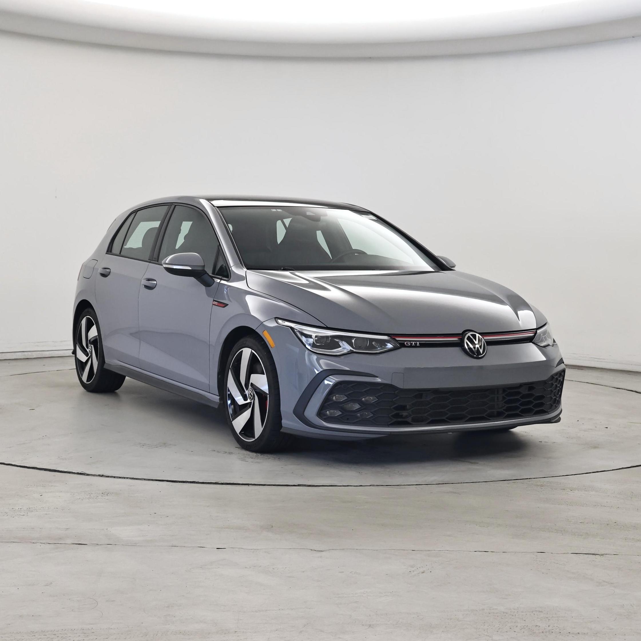 Gray 2023 Volkswagen Golf GTI Hatchback Front-Wheel Drive Manual