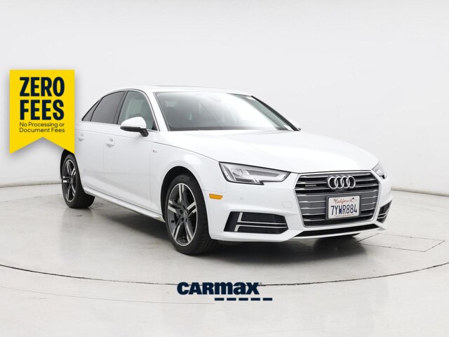White 2017 Audi A4 Sedan All-Wheel Drive Automatic