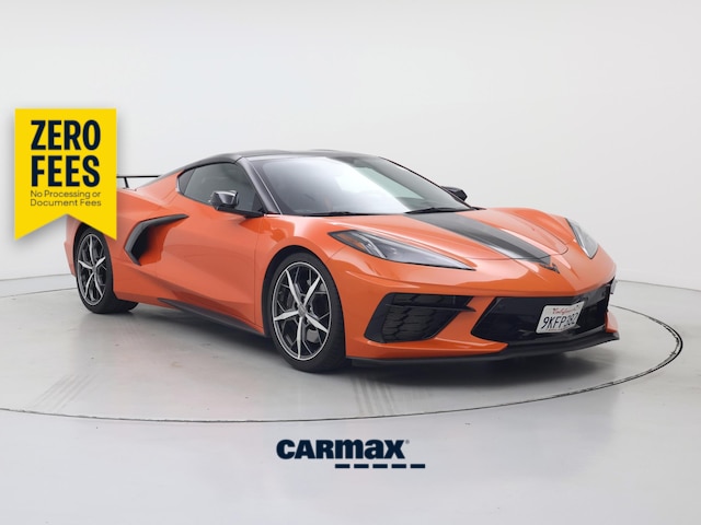 Orange 2020 Chevrolet Corvette Coupe Rear-Wheel Drive Automatic