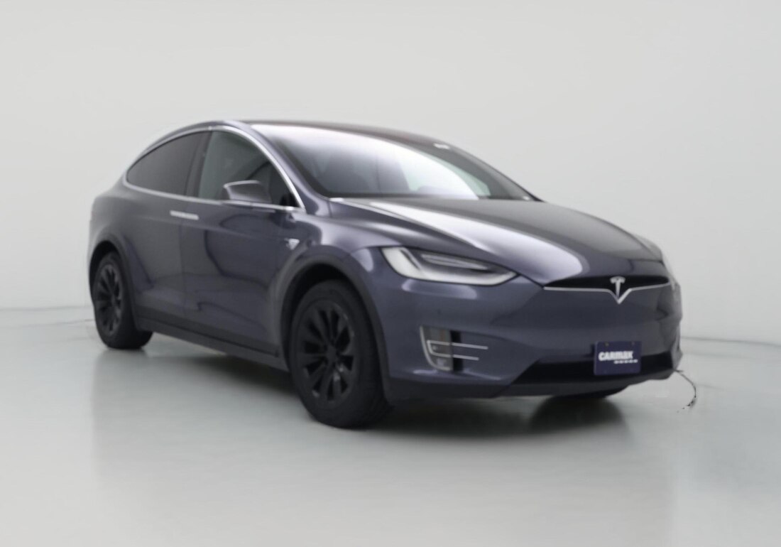 2021 Tesla Model X Long Range Plus in Blue — CarMax photo