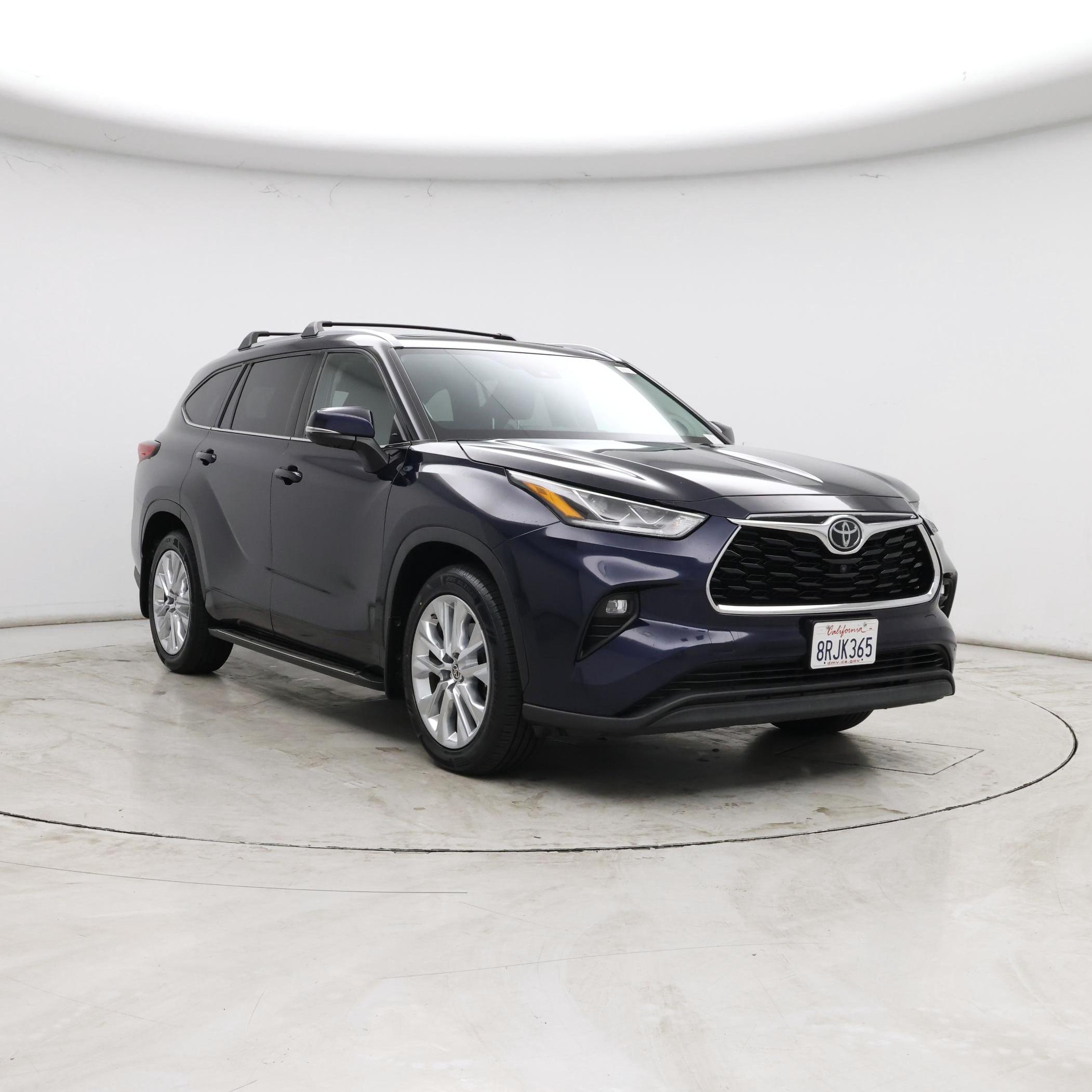 Blue 2020 Toyota Highlander SUV / Crossover All-Wheel Drive Automatic