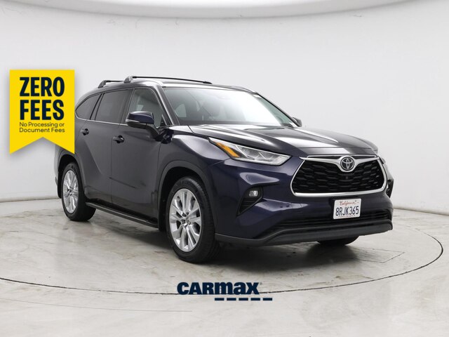 Blue 2020 Toyota Highlander SUV / Crossover All-Wheel Drive Automatic