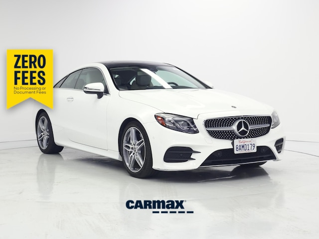 White 2018 Mercedes-Benz E-Class Coupe Rear-Wheel Drive Automatic