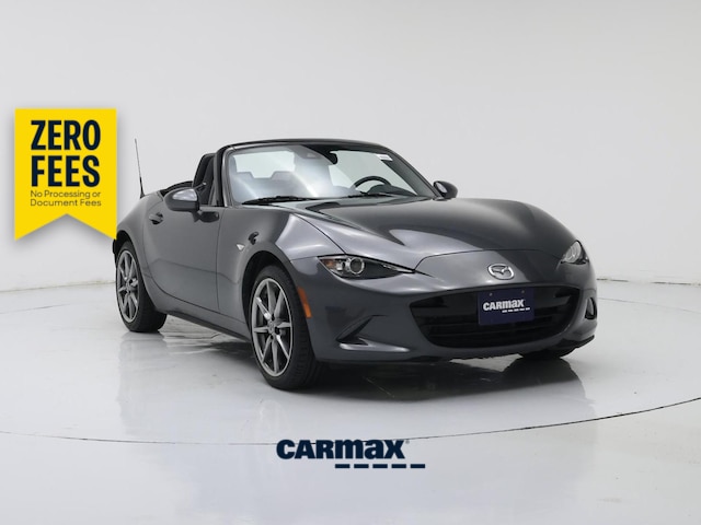 Gray 2021 Mazda MX-5 Miata Convertible Rear-Wheel Drive Manual