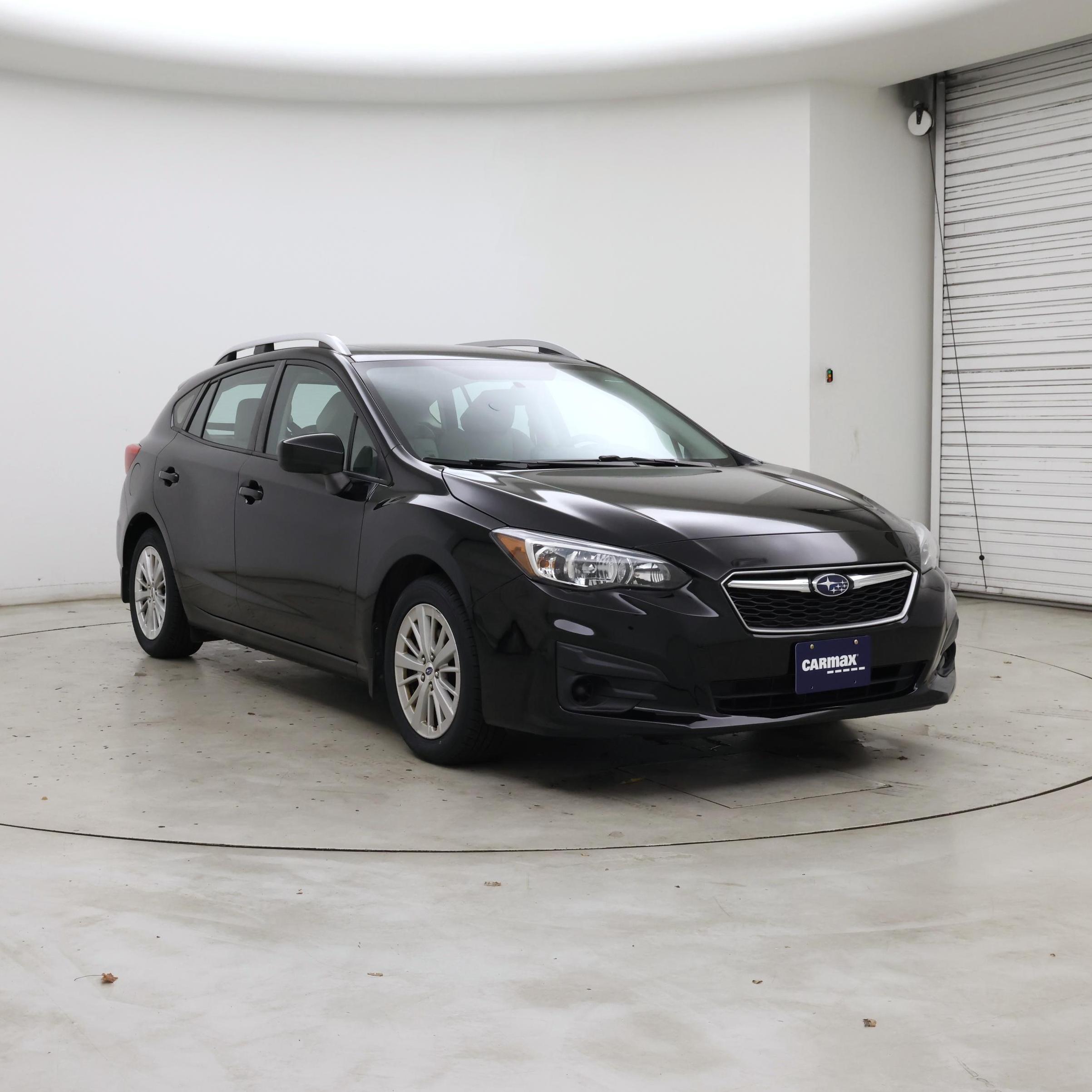 Black 2018 Subaru Impreza Hatchback All-Wheel Drive Automatic