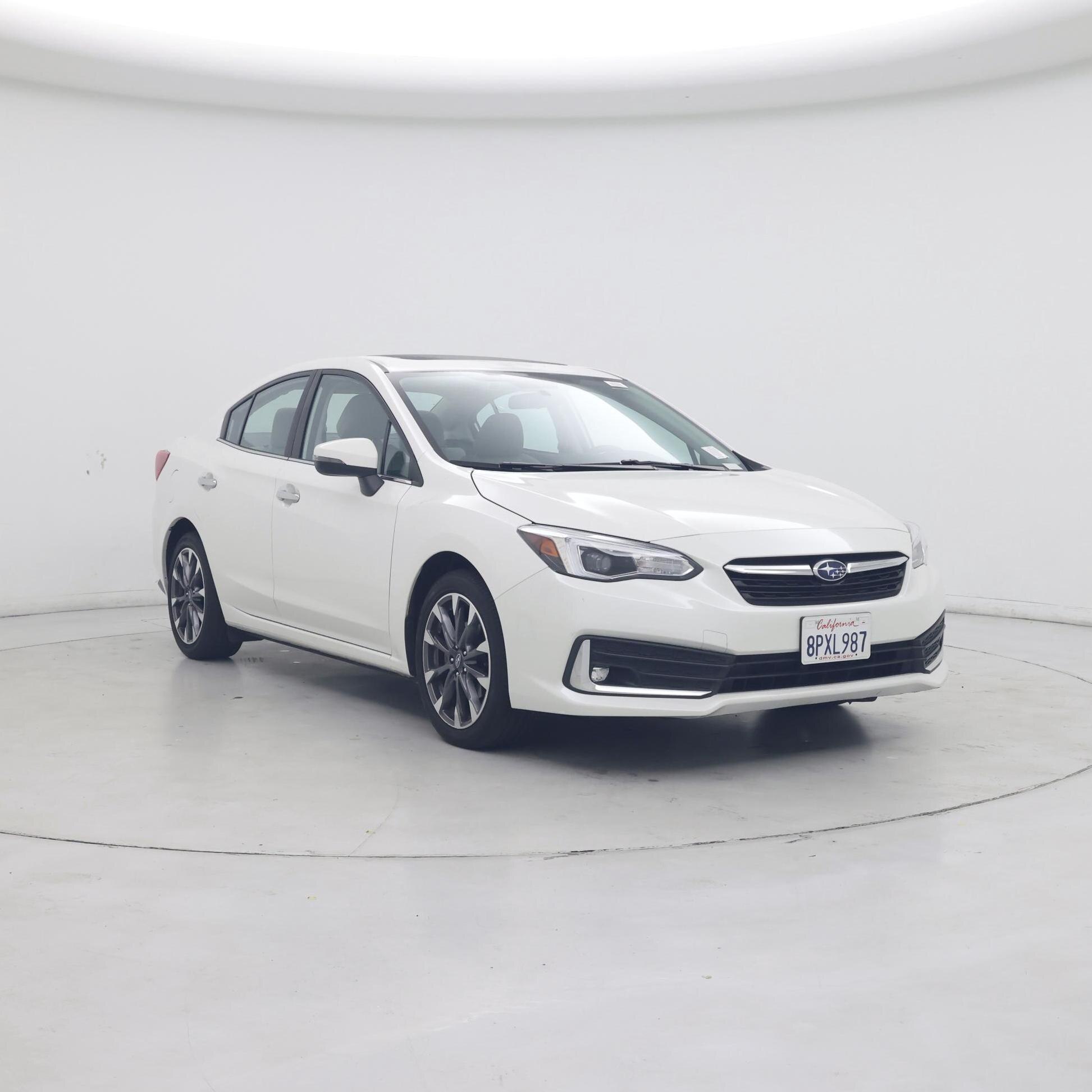 White 2020 Subaru Impreza Sedan All-Wheel Drive Automatic