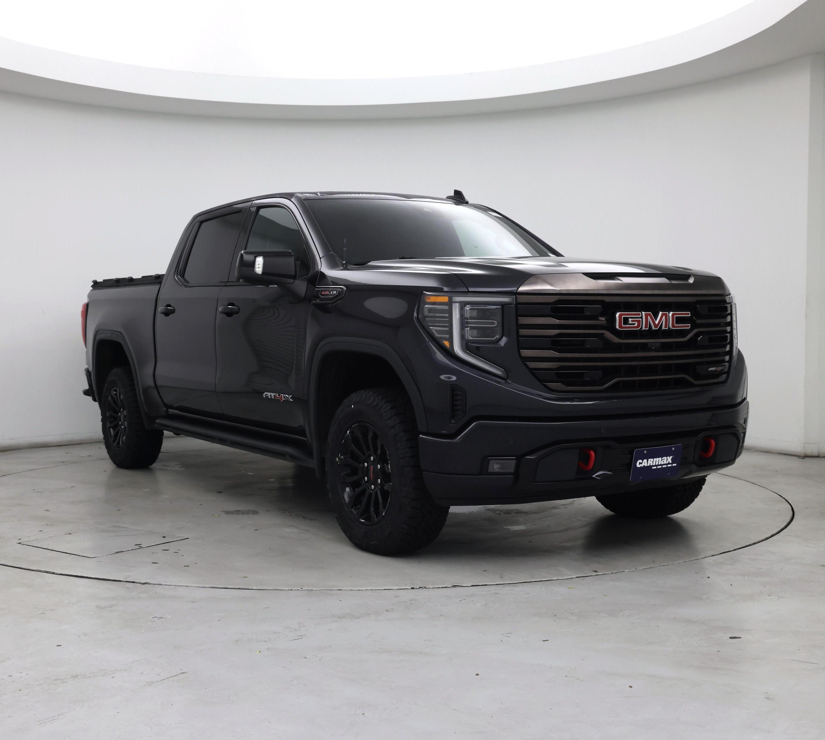 Blue 2022 GMC Sierra 1500 Pickup Truck Four-Wheel Drive Automatic