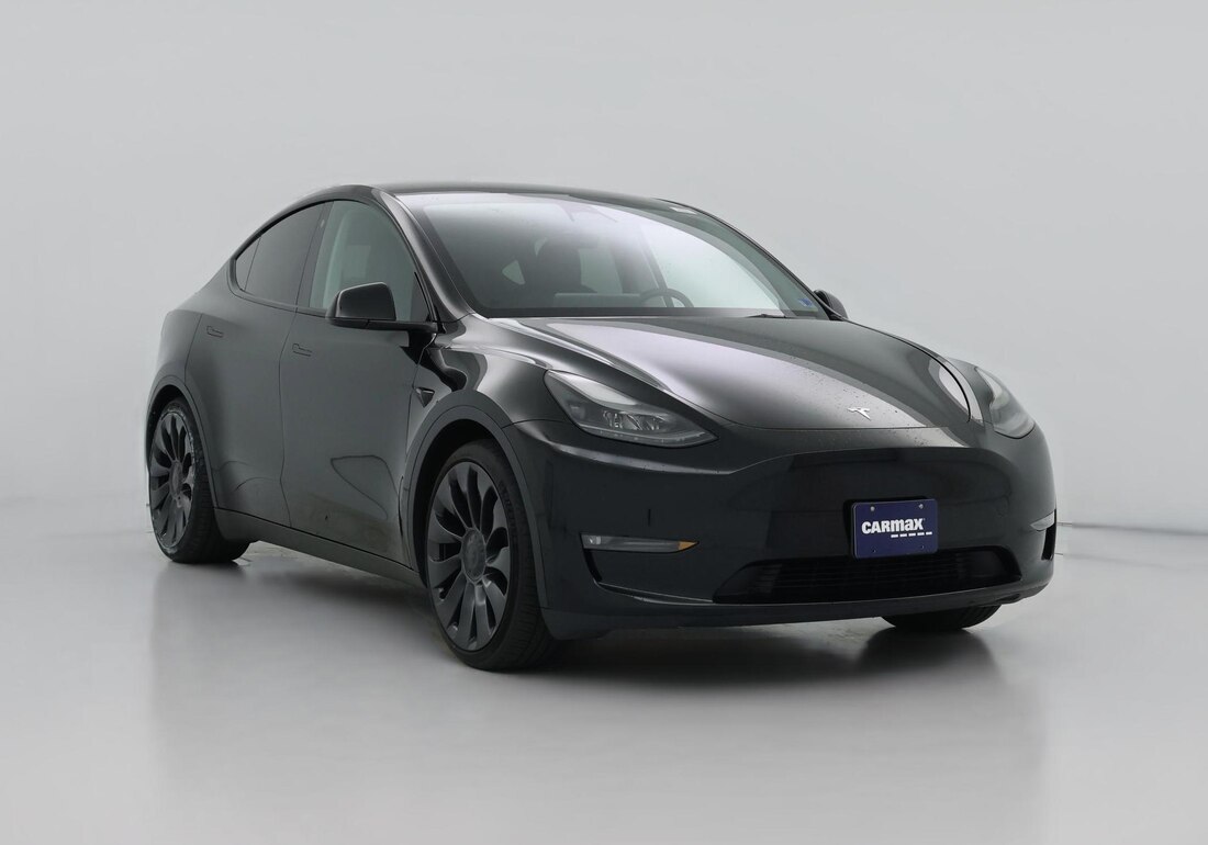 2023 Tesla Model Y Performance All-Wheel Drive in Black — CarMax photo