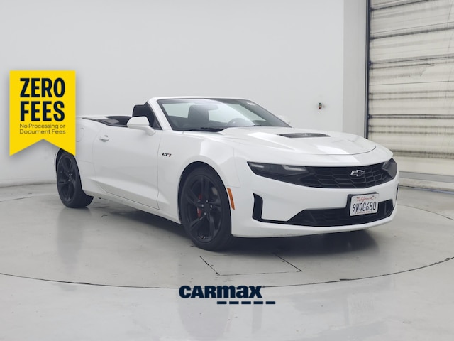 White 2023 Chevrolet Camaro Convertible Rear-Wheel Drive Automatic