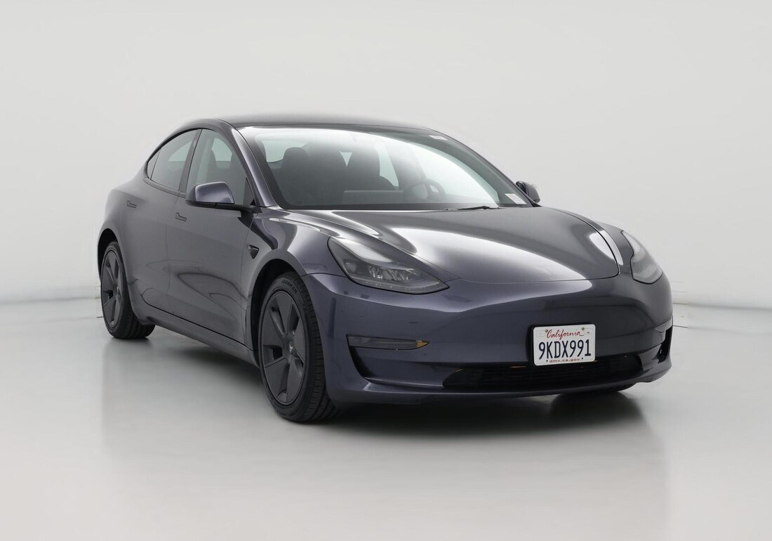 2023 Tesla Model 3 Rear-Wheel Drive in Gray — CarMax photo