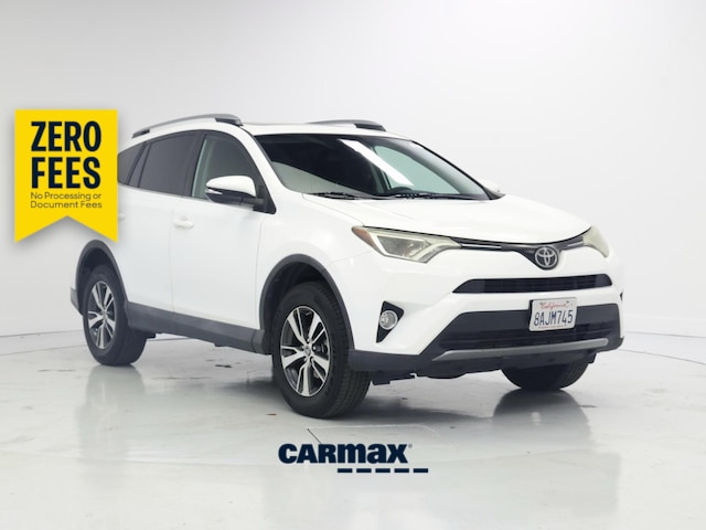 White 2017 Toyota RAV4 SUV / Crossover Front-Wheel Drive Automatic