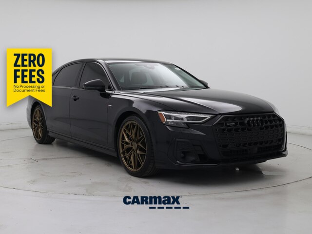 Black 2024 Audi A8 Sedan All-Wheel Drive Automatic