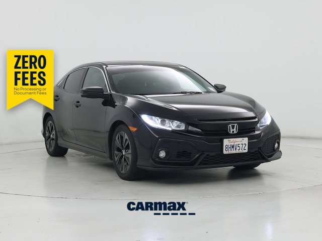 Black 2018 Honda Civic Hatchback Hatchback Front-Wheel Drive Automatic