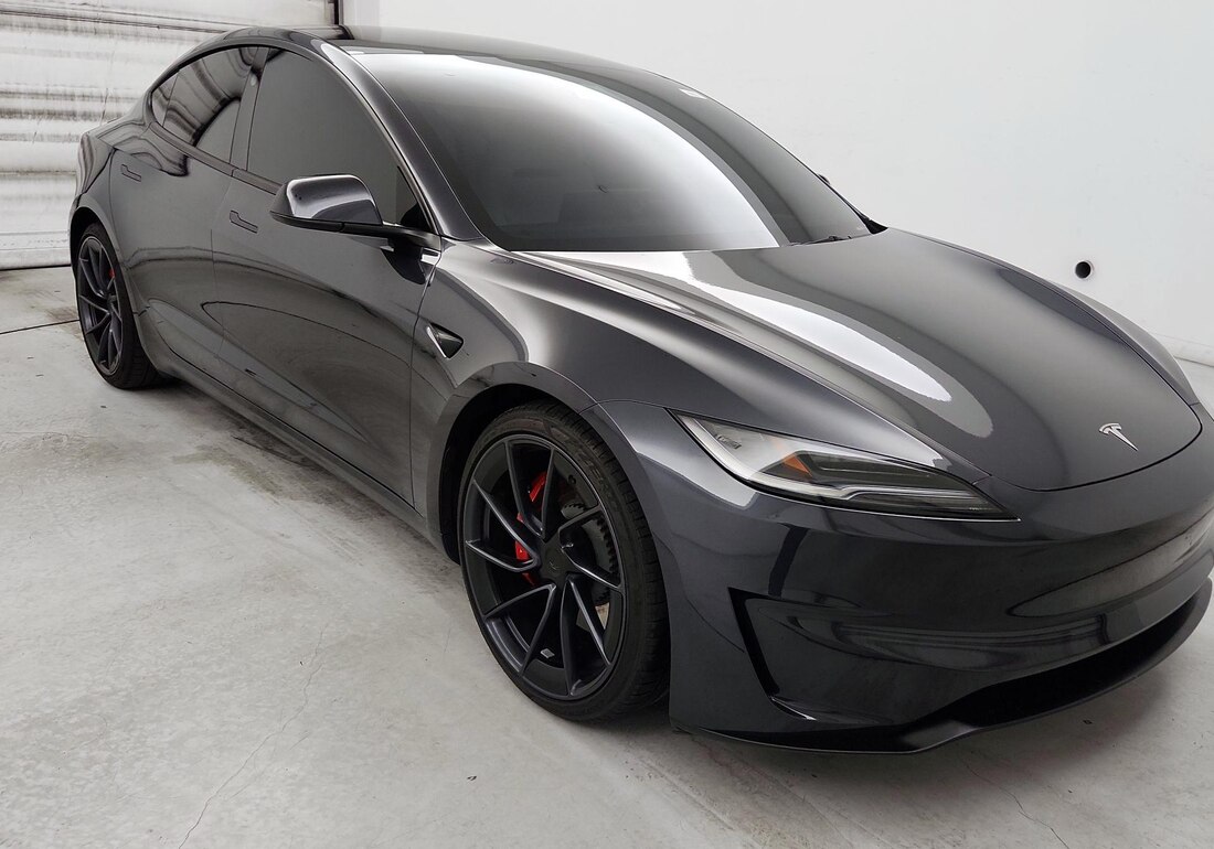 2024 Tesla Model 3 Performance in Gray — CarMax photo
