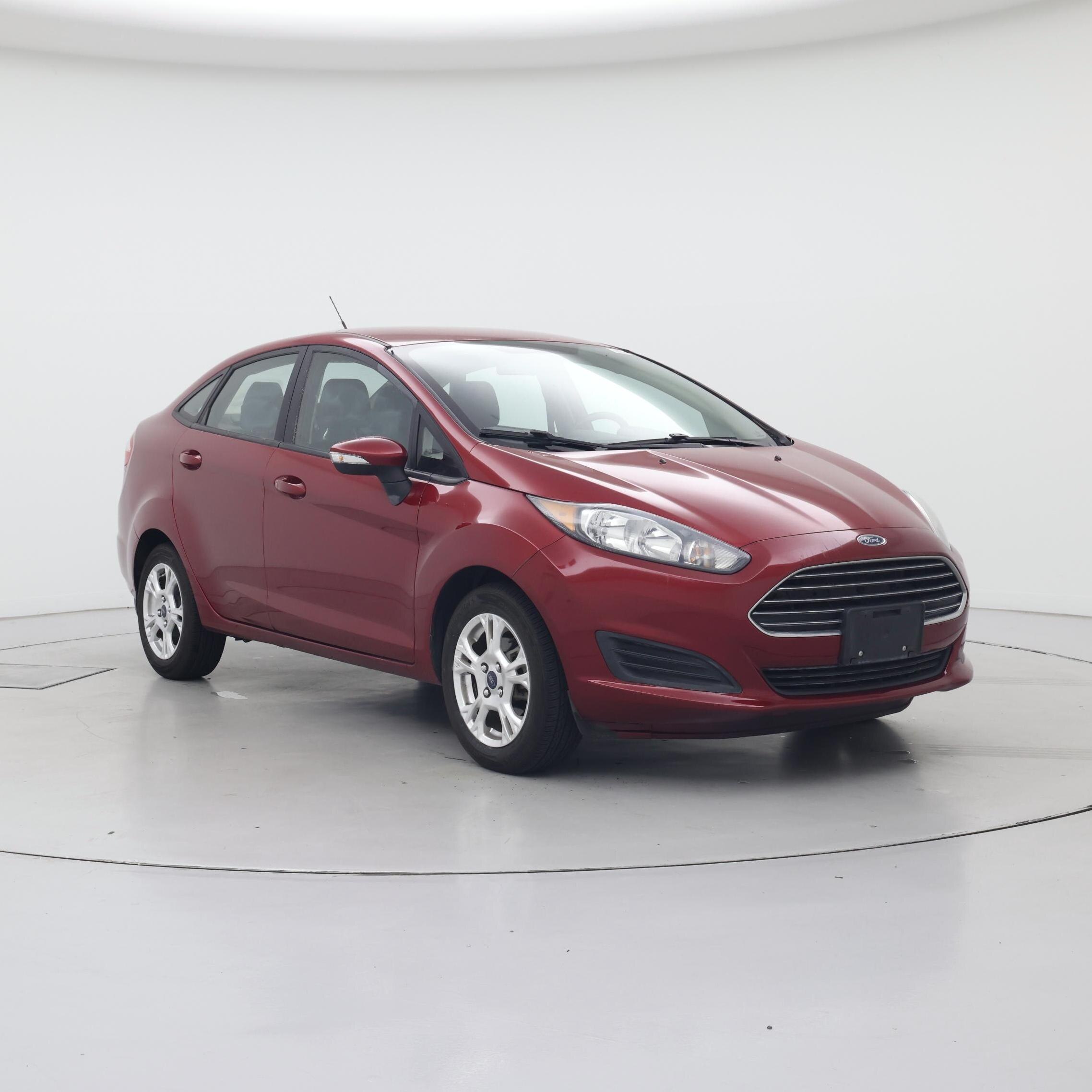 Red 2016 Ford Fiesta Sedan Front-Wheel Drive Automatic