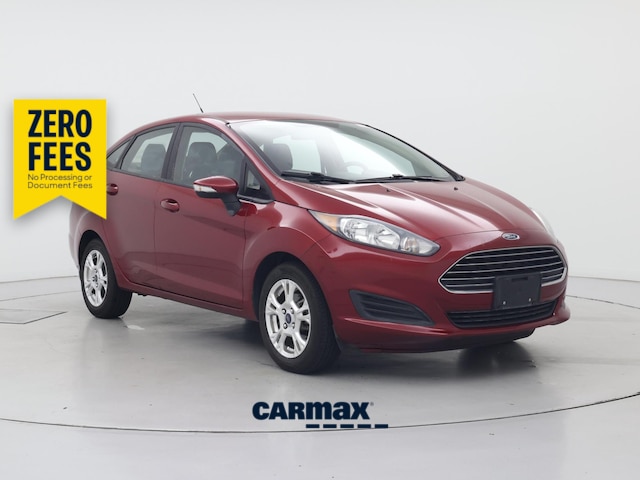 Red 2016 Ford Fiesta Sedan Front-Wheel Drive Automatic