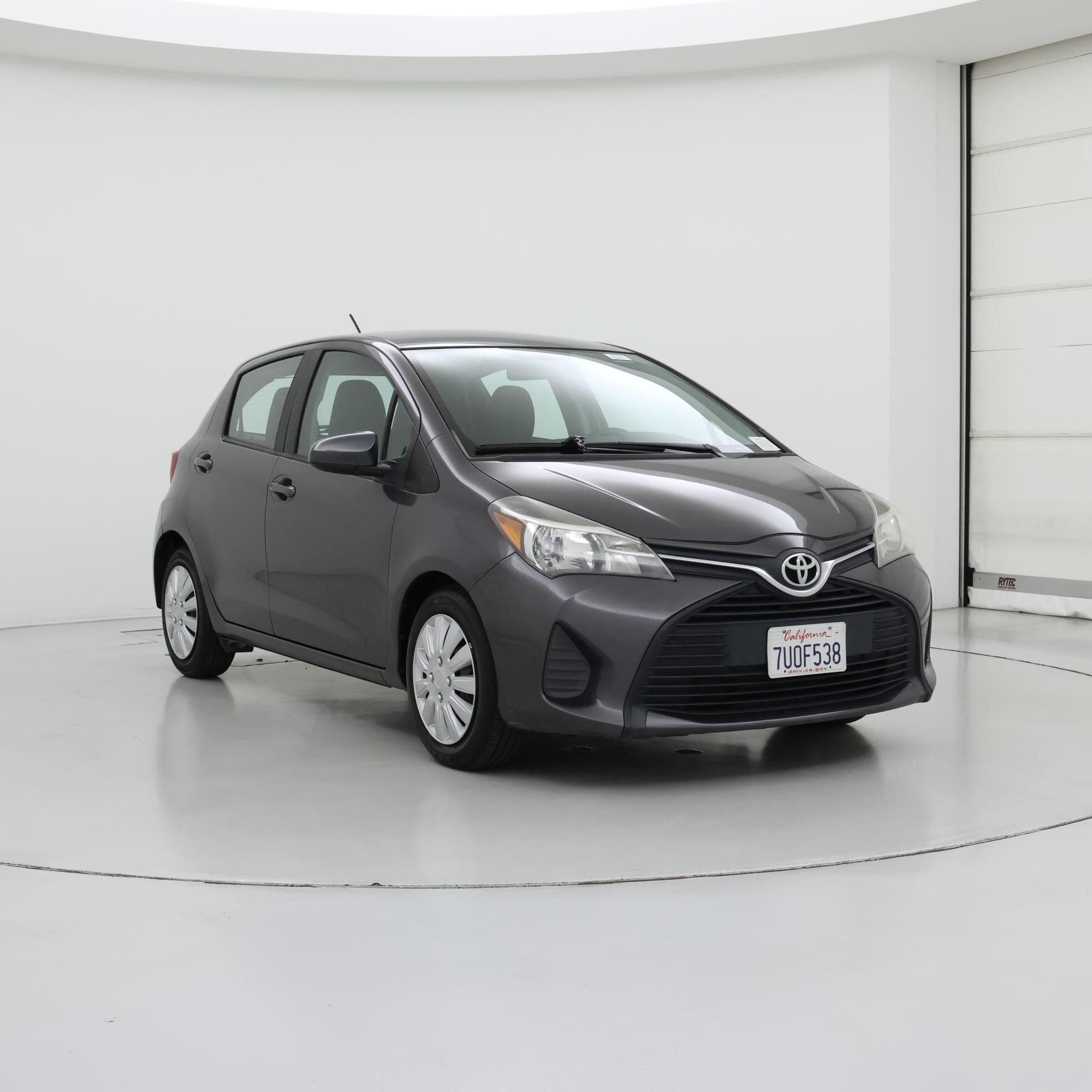 Gray 2015 Toyota Yaris Hatchback Front-Wheel Drive Automatic