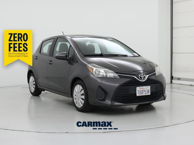 Gray 2015 Toyota Yaris Hatchback Front-Wheel Drive Automatic