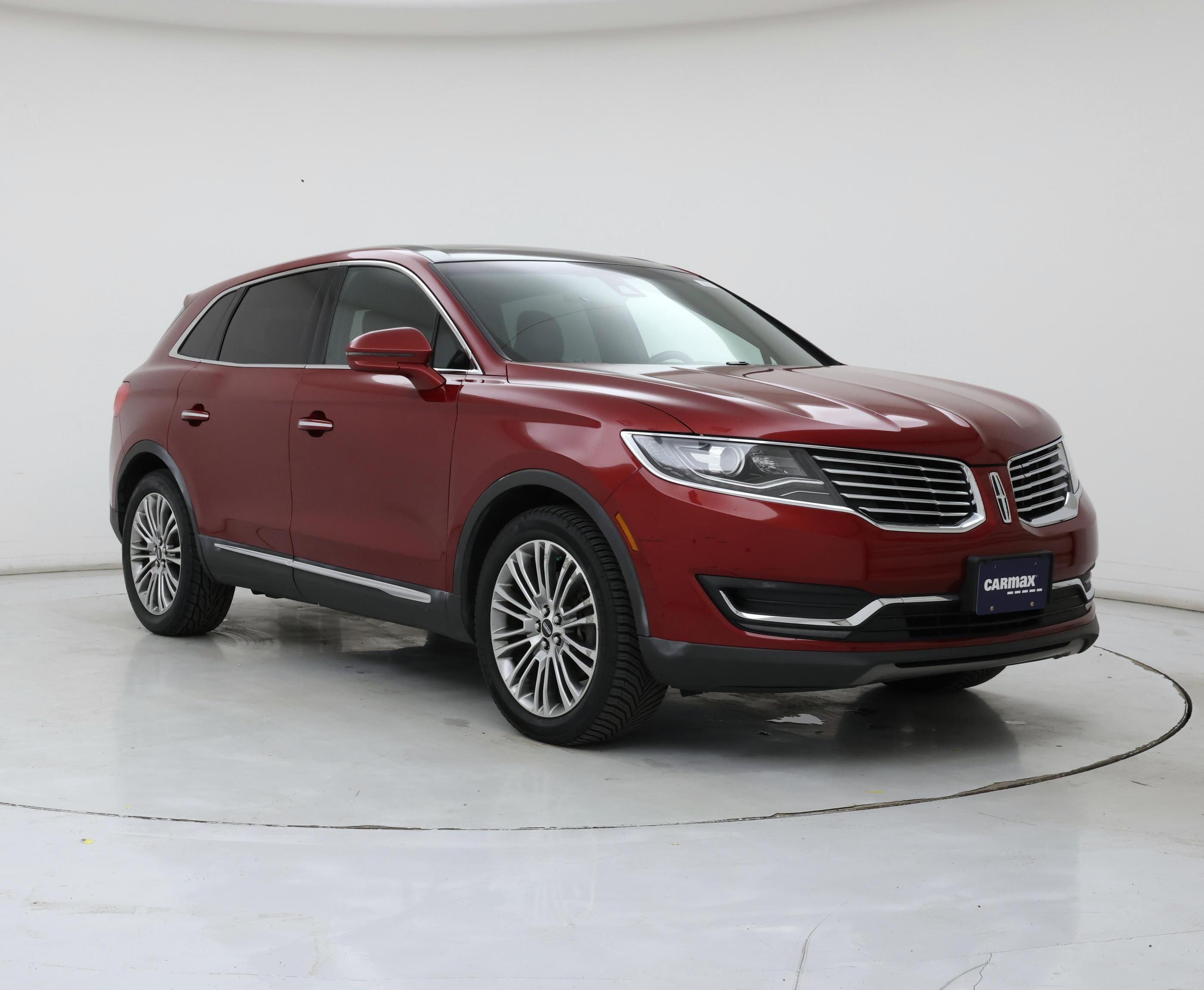 Red (Burgundy) 2017 Lincoln MKX SUV / Crossover All-Wheel Drive Automatic