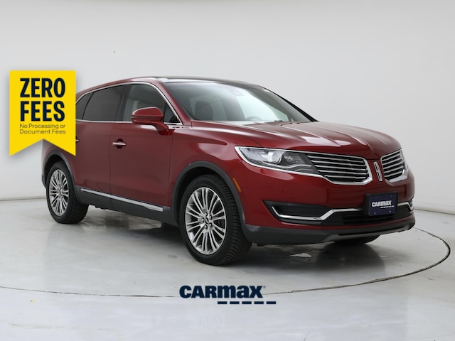 Red (Burgundy) 2017 Lincoln MKX SUV / Crossover All-Wheel Drive Automatic
