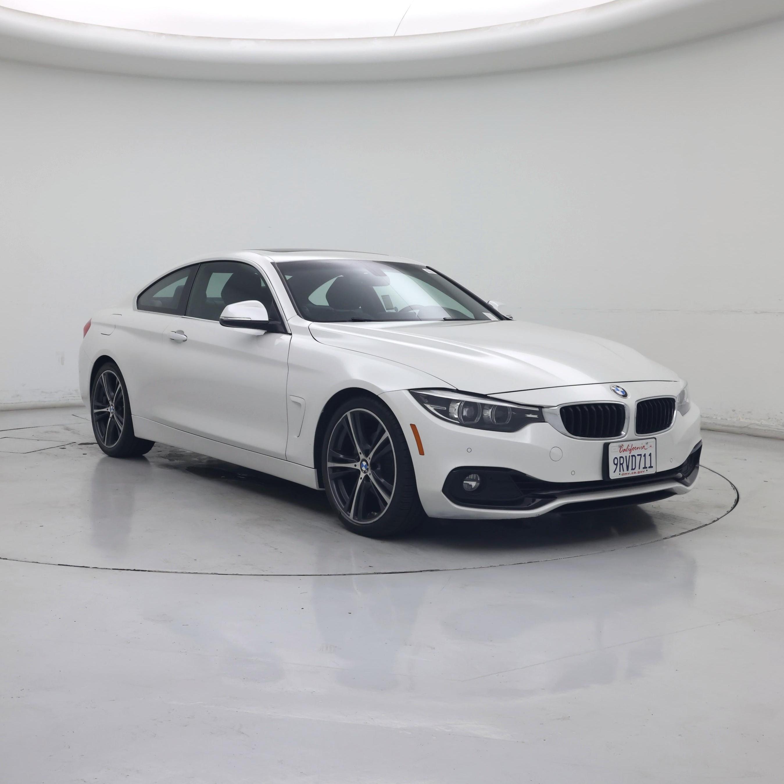 White 2018 BMW 4 Series Coupe Rear-Wheel Drive Automatic