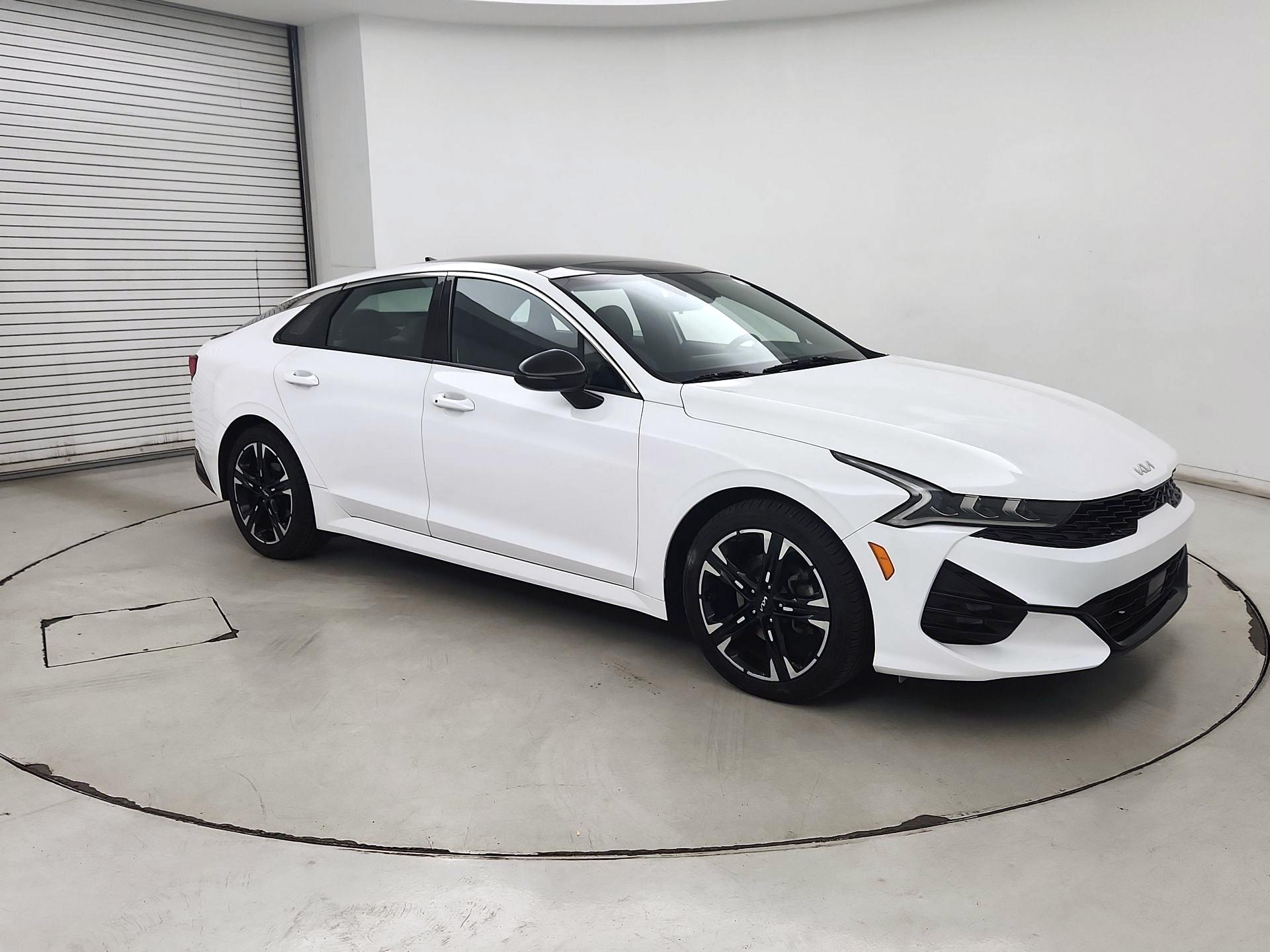 White 2023 Kia K5 Sedan Front-Wheel Drive Automatic