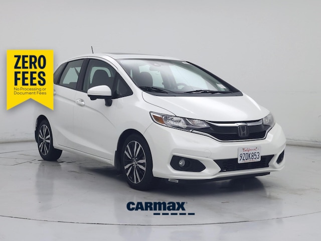 White 2018 Honda Fit Hatchback Front-Wheel Drive Manual