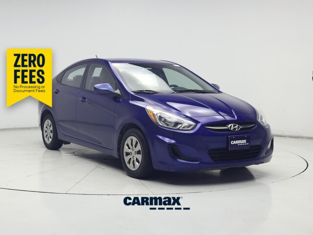 Blue 2016 Hyundai Accent Sedan Front-Wheel Drive Automatic