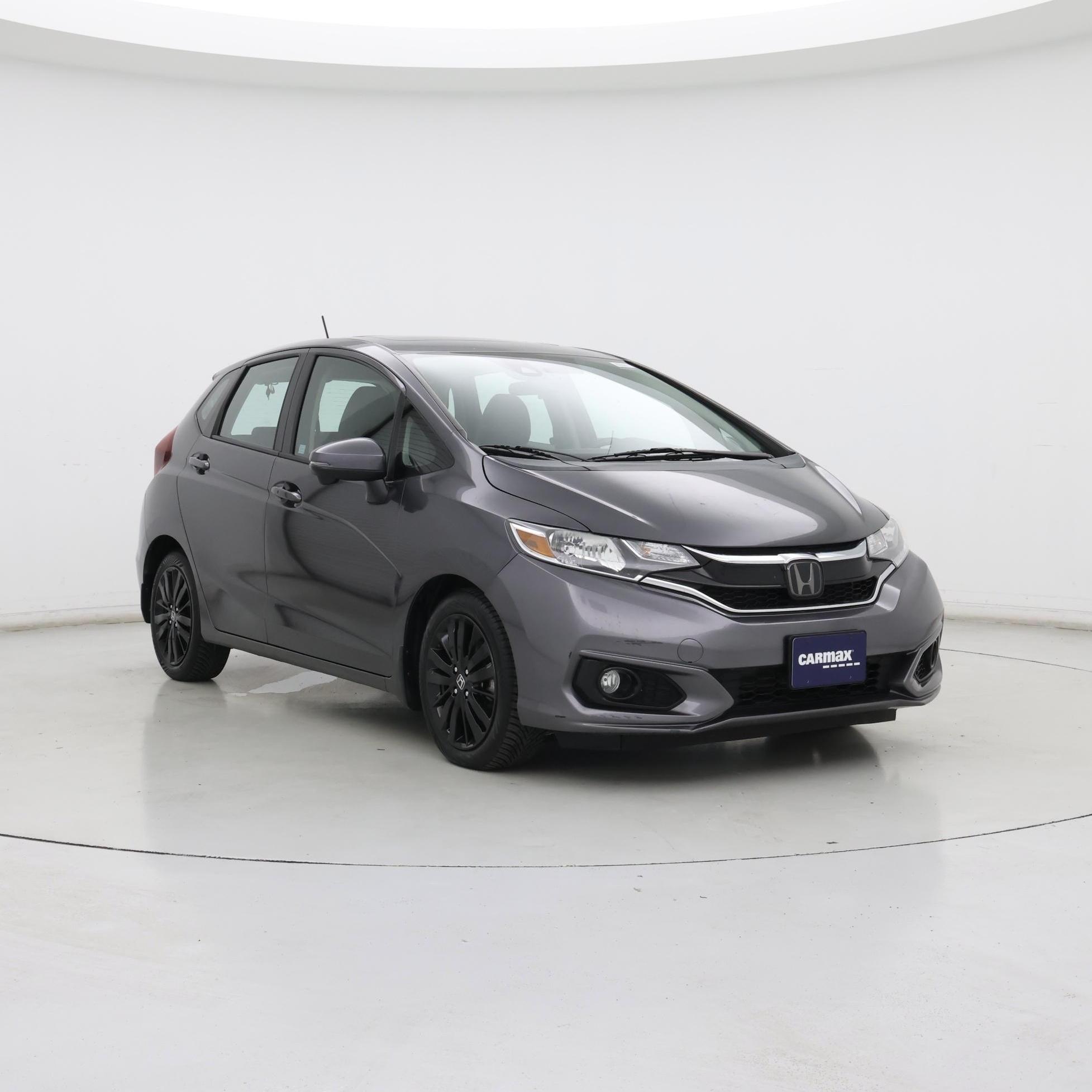 Gray 2018 Honda Fit Hatchback Front-Wheel Drive Automatic