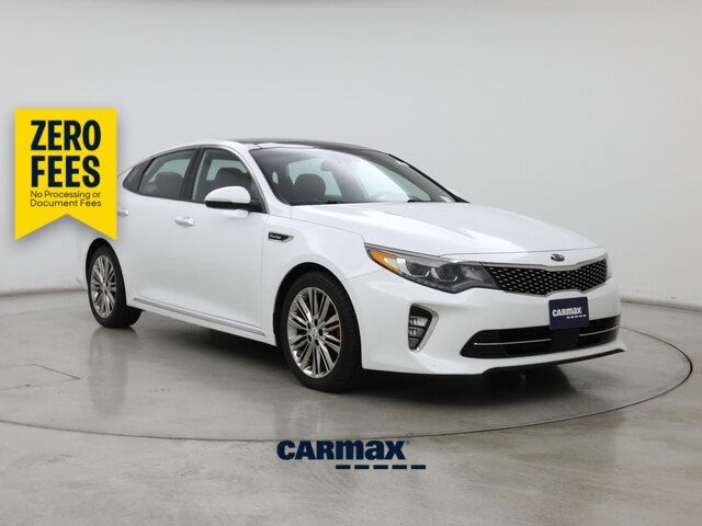 White 2018 Kia Optima Sedan Front-Wheel Drive Automatic