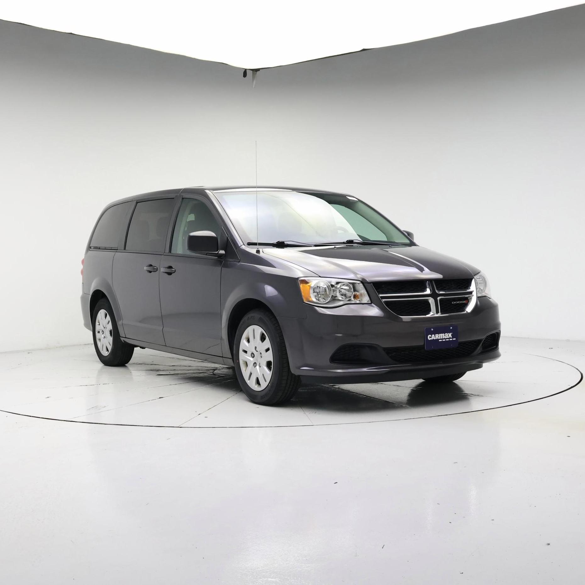 Gray 2018 Dodge Grand Caravan Minivan Front-Wheel Drive Automatic