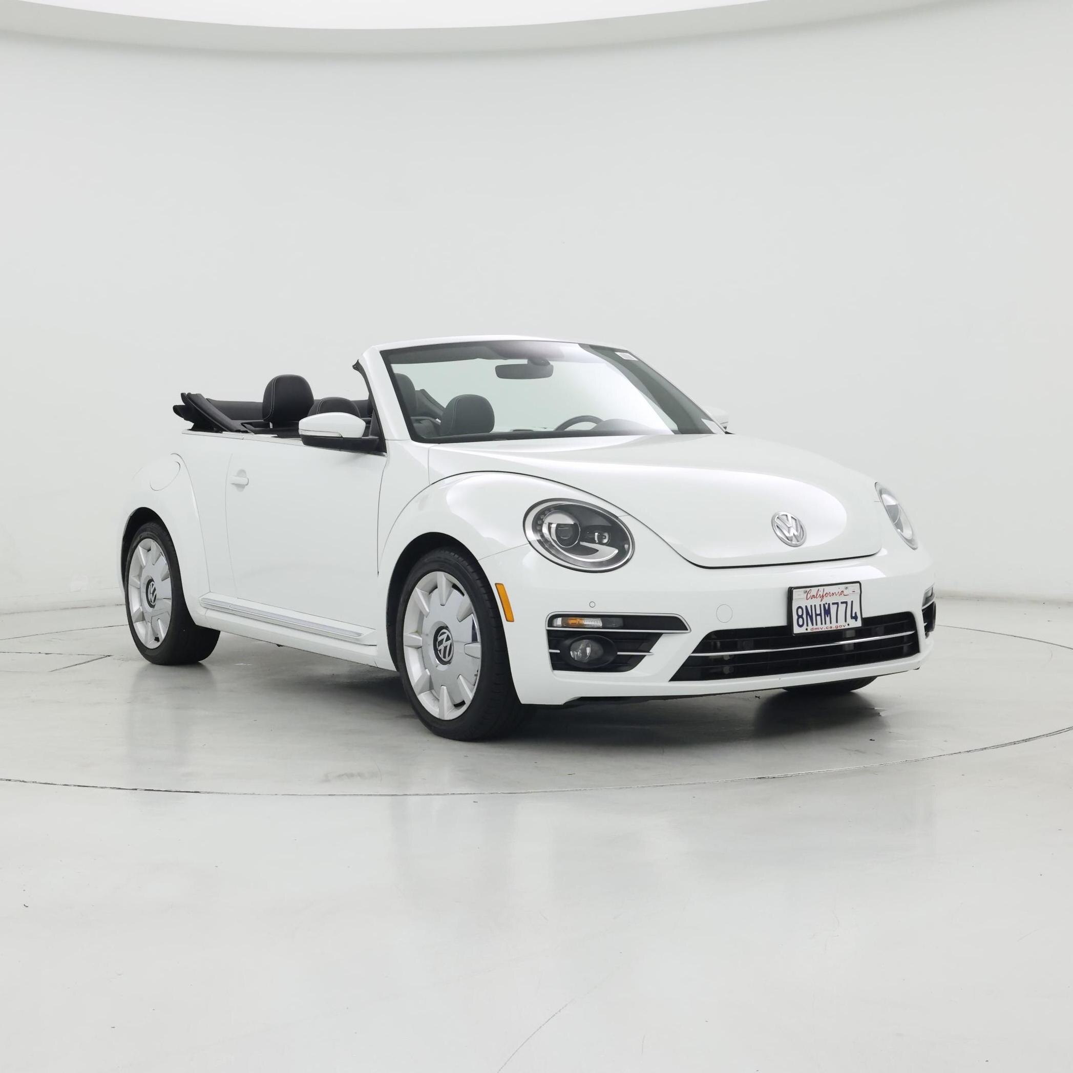 White 2019 Volkswagen Beetle Convertible Front-Wheel Drive Automatic