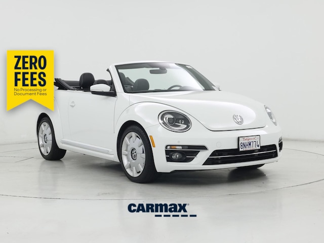 White 2019 Volkswagen Beetle Convertible Front-Wheel Drive Automatic