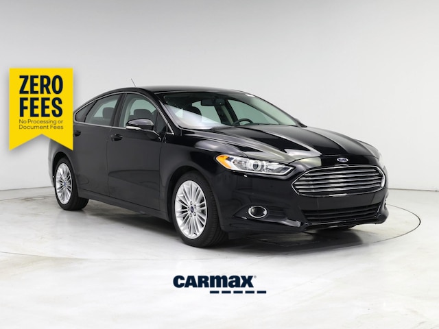 Black 2016 Ford Fusion Sedan Front-Wheel Drive Automatic