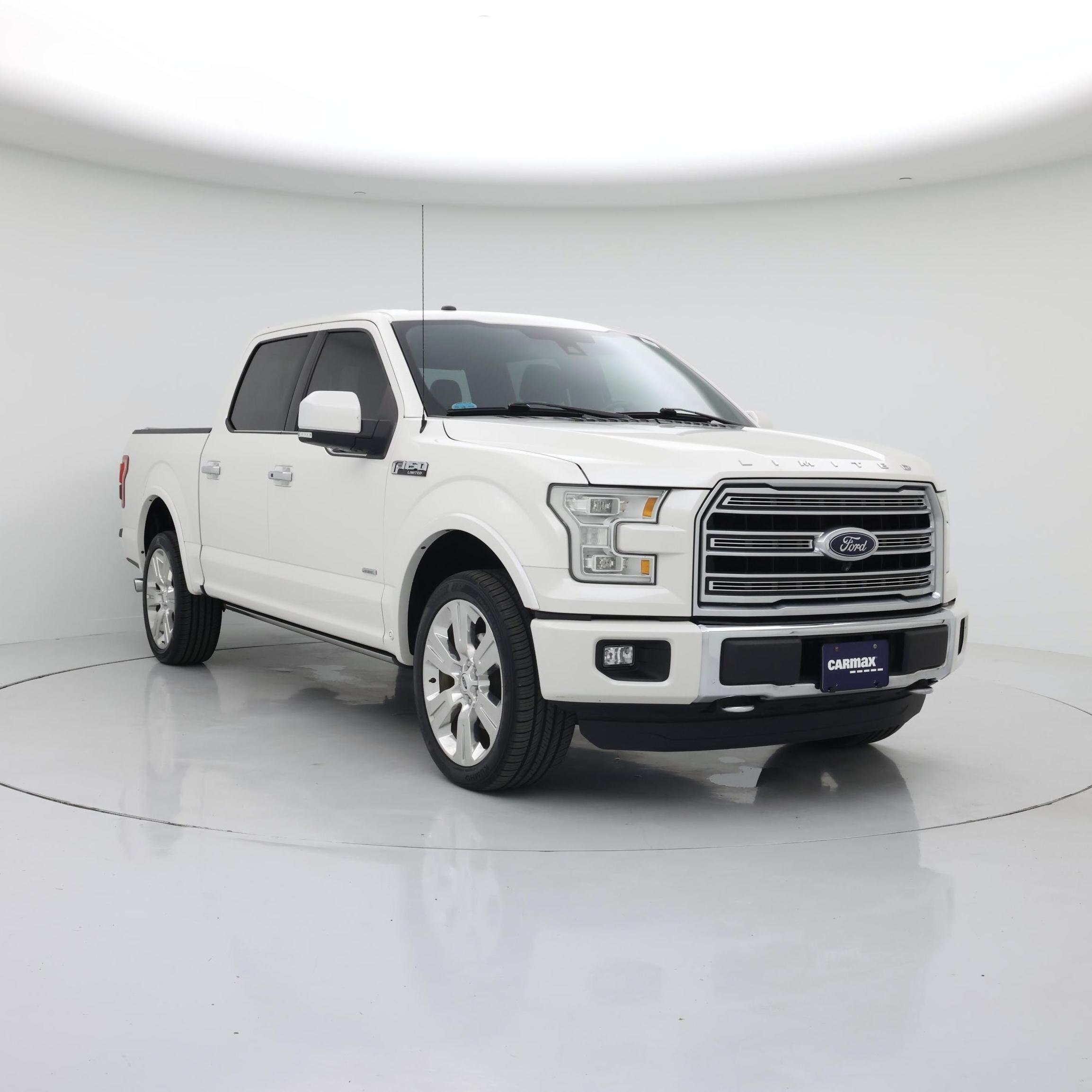 White 2016 Ford F-150 Pickup Truck Four-Wheel Drive Automatic