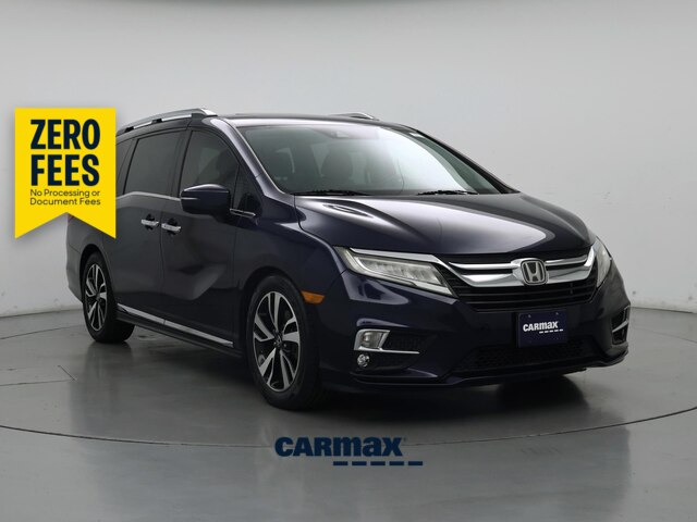 Blue 2018 Honda Odyssey Minivan Front-Wheel Drive Automatic
