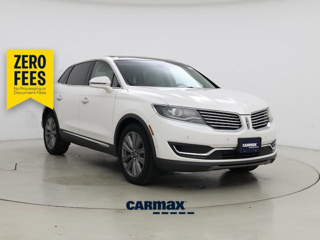 White 2016 Lincoln MKX SUV / Crossover All-Wheel Drive Automatic