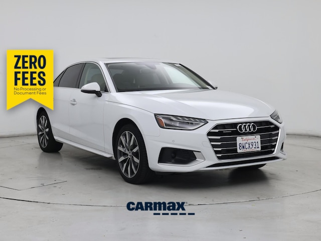White 2021 Audi A4 Sedan All-Wheel Drive Automatic