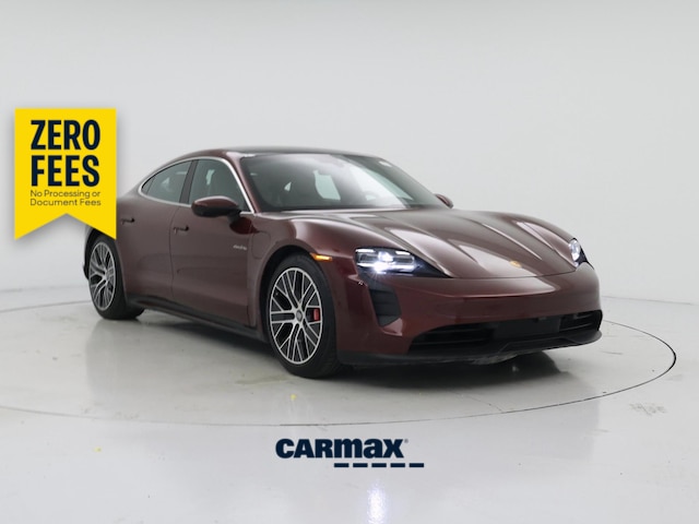 Red (Burgundy) 2022 Porsche Taycan Sedan All-Wheel Drive Automatic
