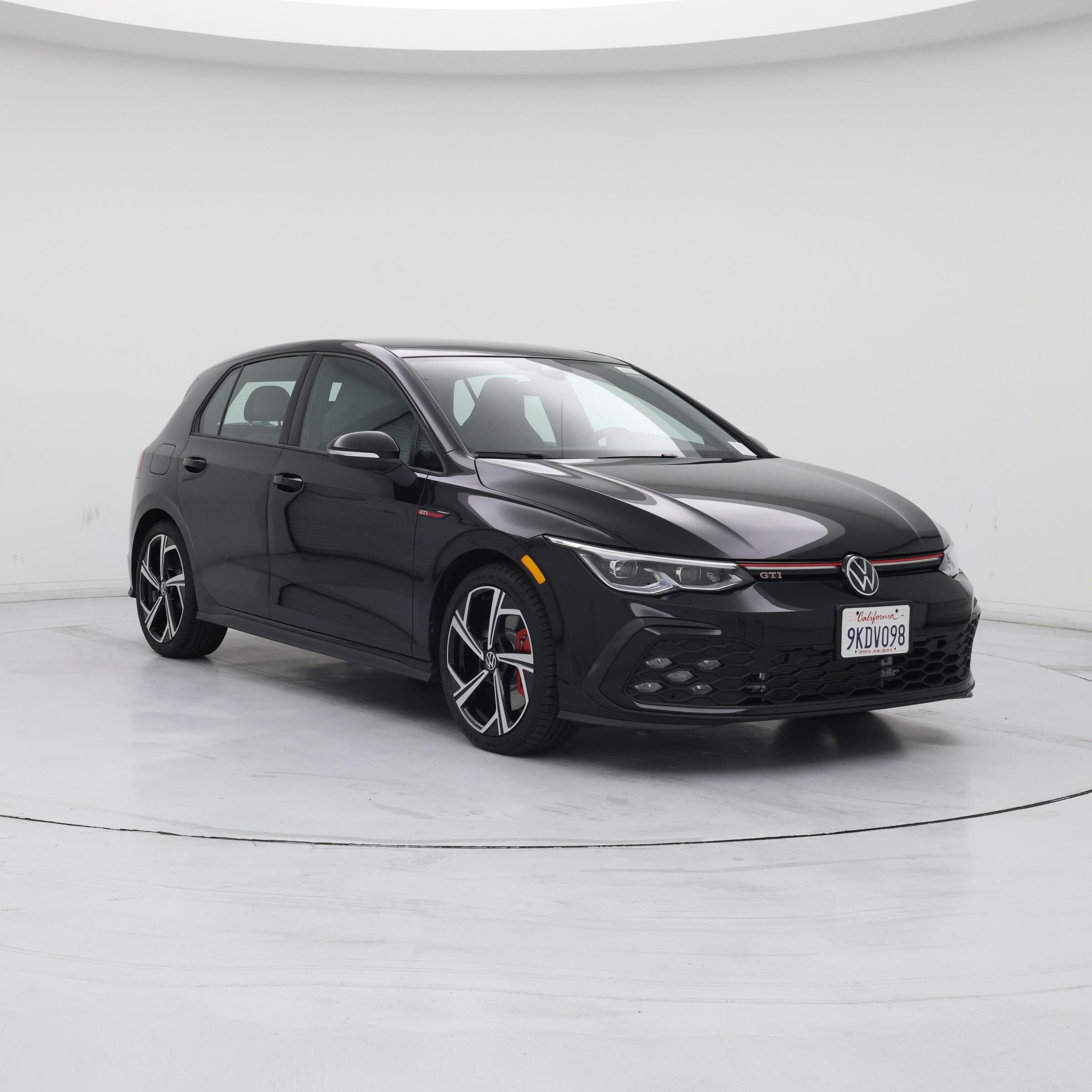 Black 2024 Volkswagen Golf GTI Hatchback Front-Wheel Drive Automatic