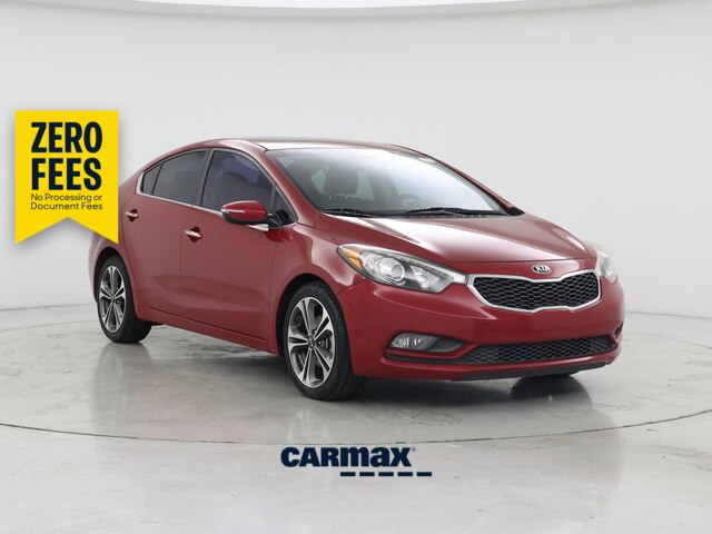 Red 2016 Kia Forte Sedan Front-Wheel Drive Automatic