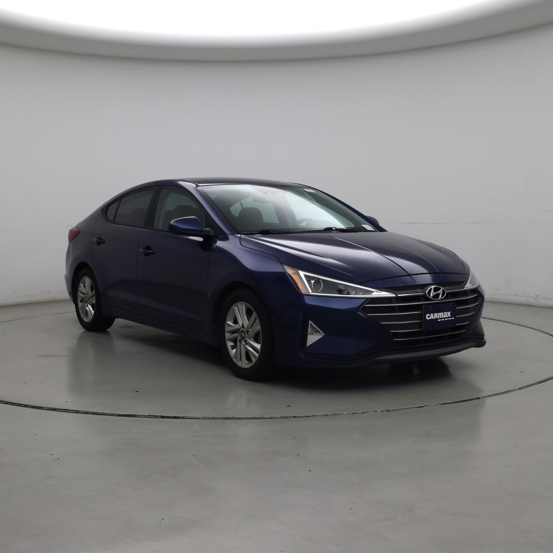 Blue 2020 Hyundai Elantra Sedan Front-Wheel Drive Automatic