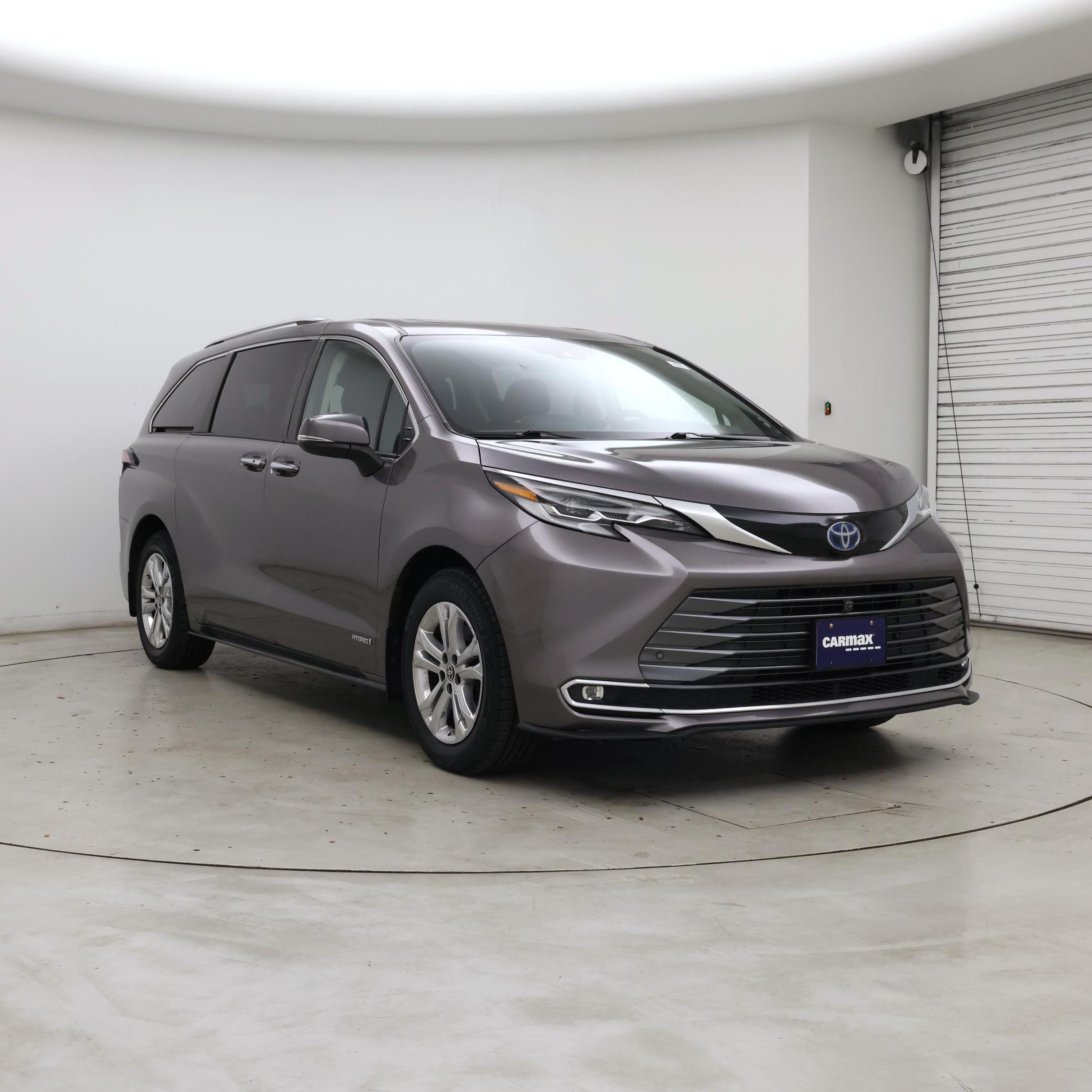 Gray 2021 Toyota Sienna Minivan All-Wheel Drive Automatic