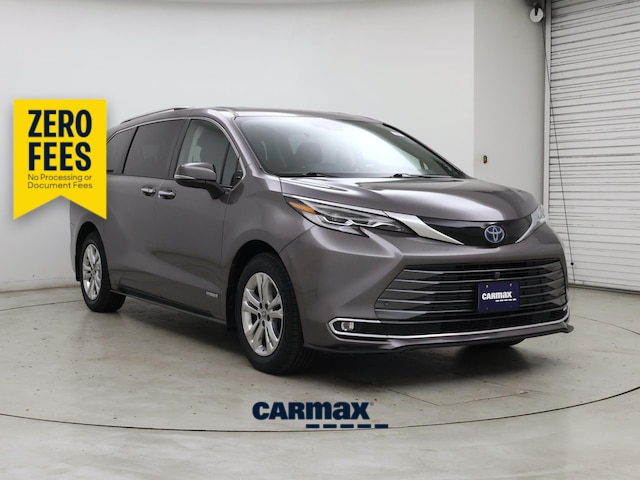 Gray 2021 Toyota Sienna Minivan All-Wheel Drive Automatic