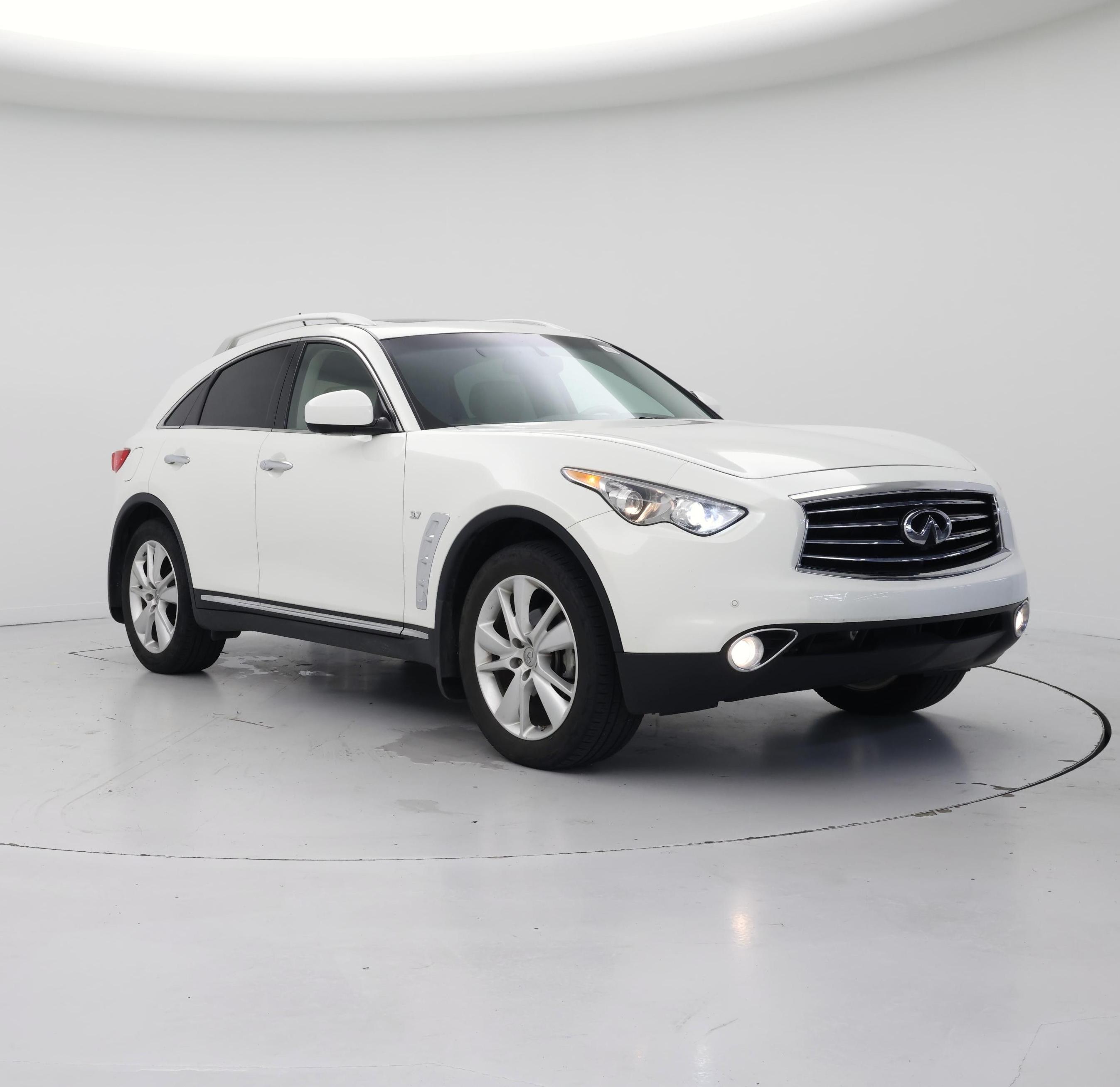 White 2015 INFINITI QX70 SUV / Crossover All-Wheel Drive Automatic