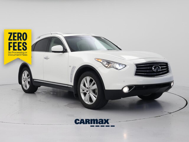 White 2015 INFINITI QX70 SUV / Crossover All-Wheel Drive Automatic